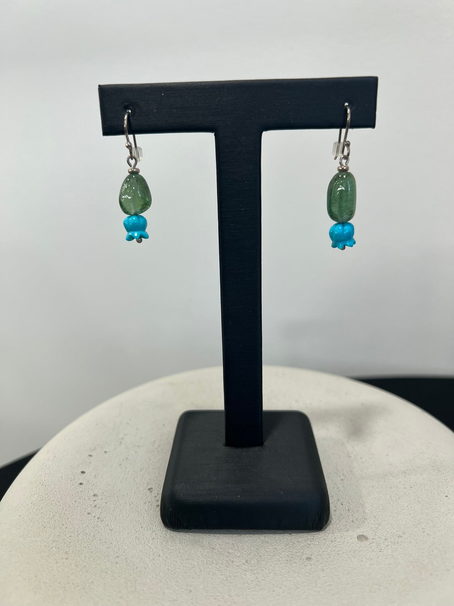 Tourmaline and Turquoise Drops