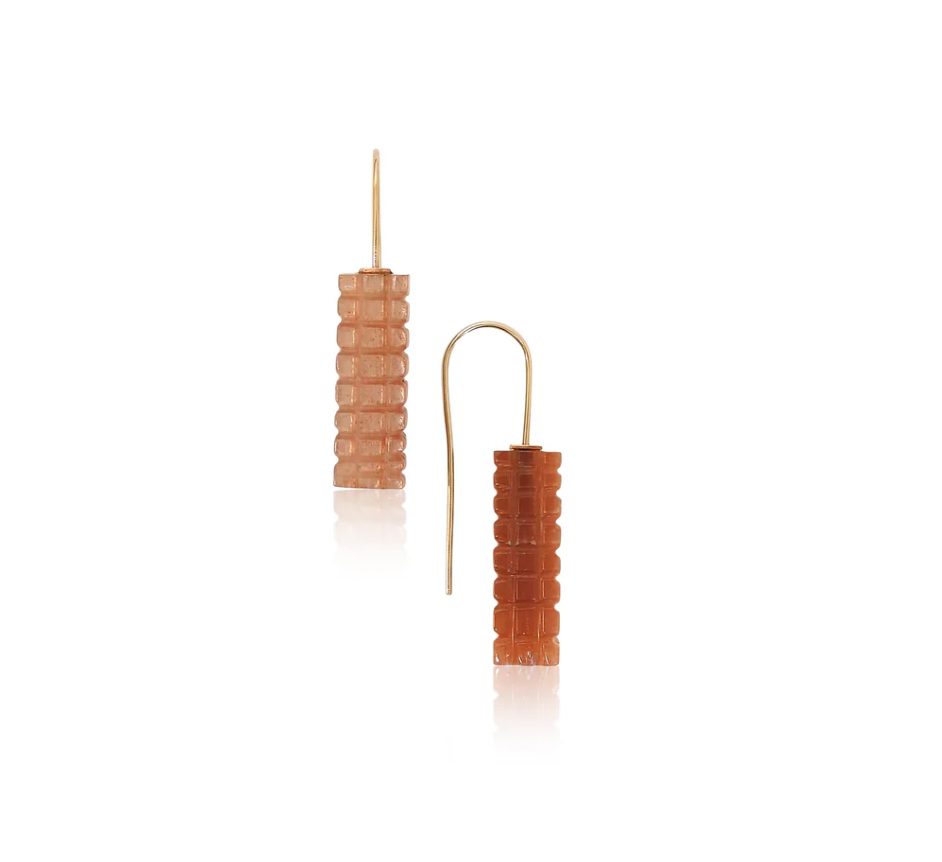 Sunstone French Wire Earrings