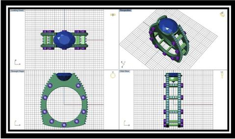 Architectural Inspired Ring