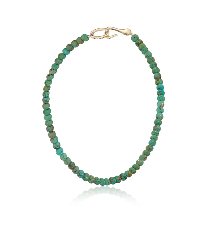 Turquoise Disc Necklace