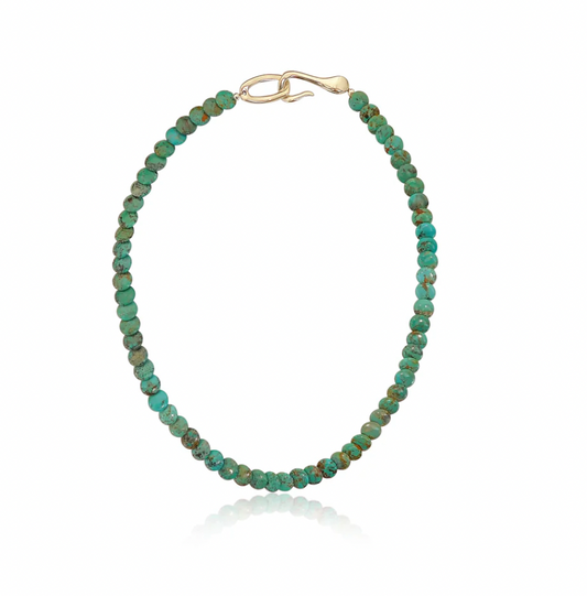 Turquoise Disc Necklace