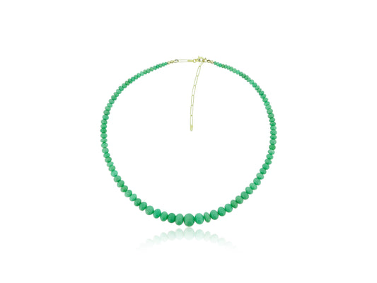 Chrysoprase Roundel Necklace