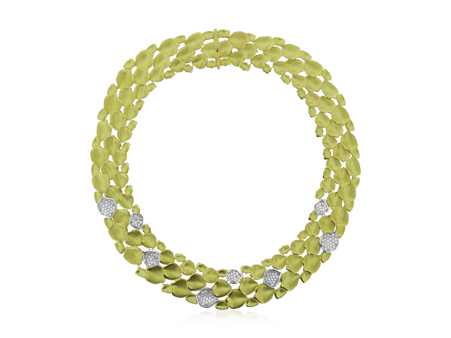 Breathtaking Custom Diamond Gold Necklace