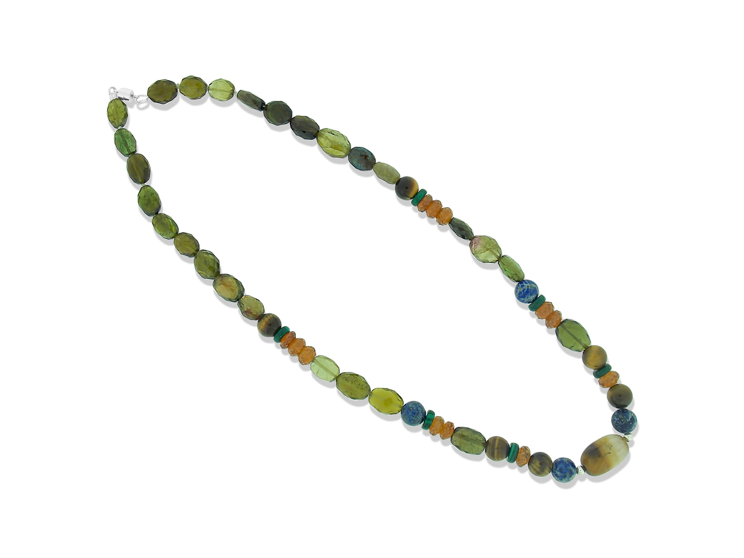 Tourmaline Mixed Gemstone Necklace