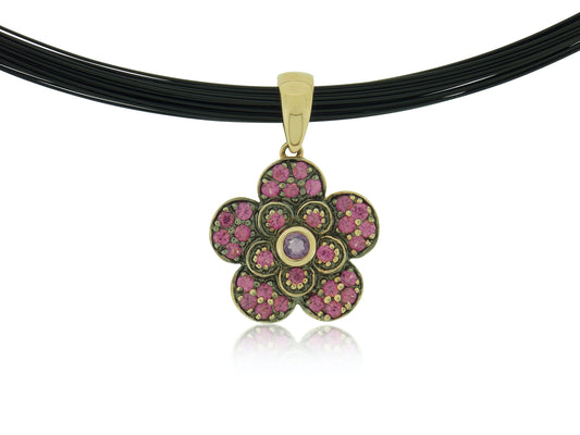 Flower Gem Pendant