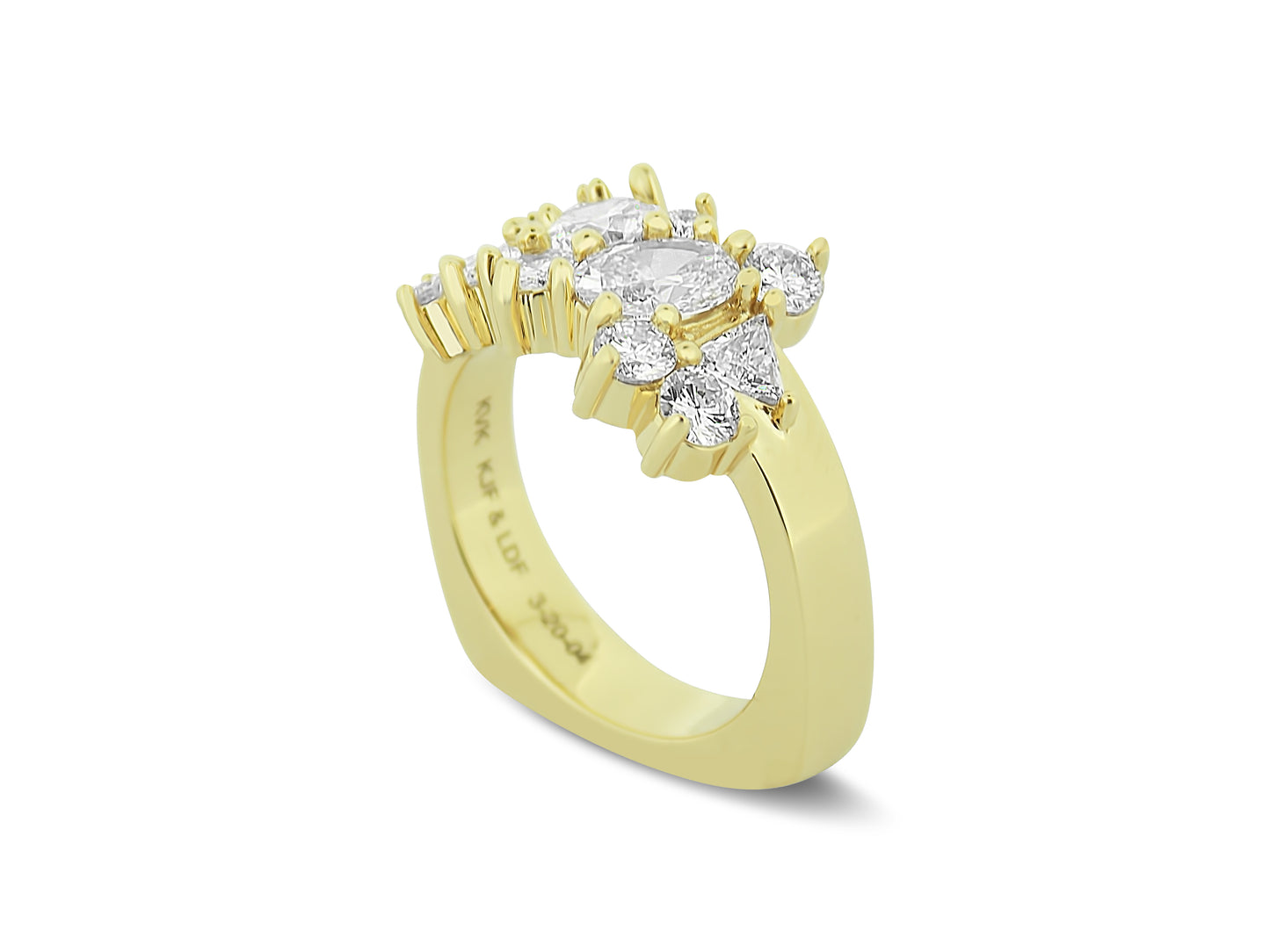 Scatter Ring with Heirloom Diamonds