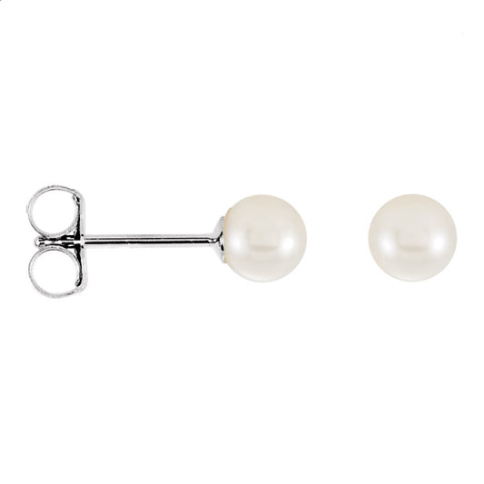 Petite Pearl Stud Earrings