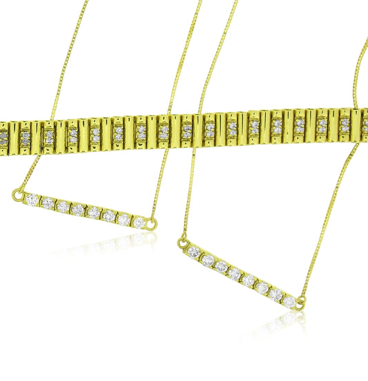 Diamond Tennis Bracelet into Pendants