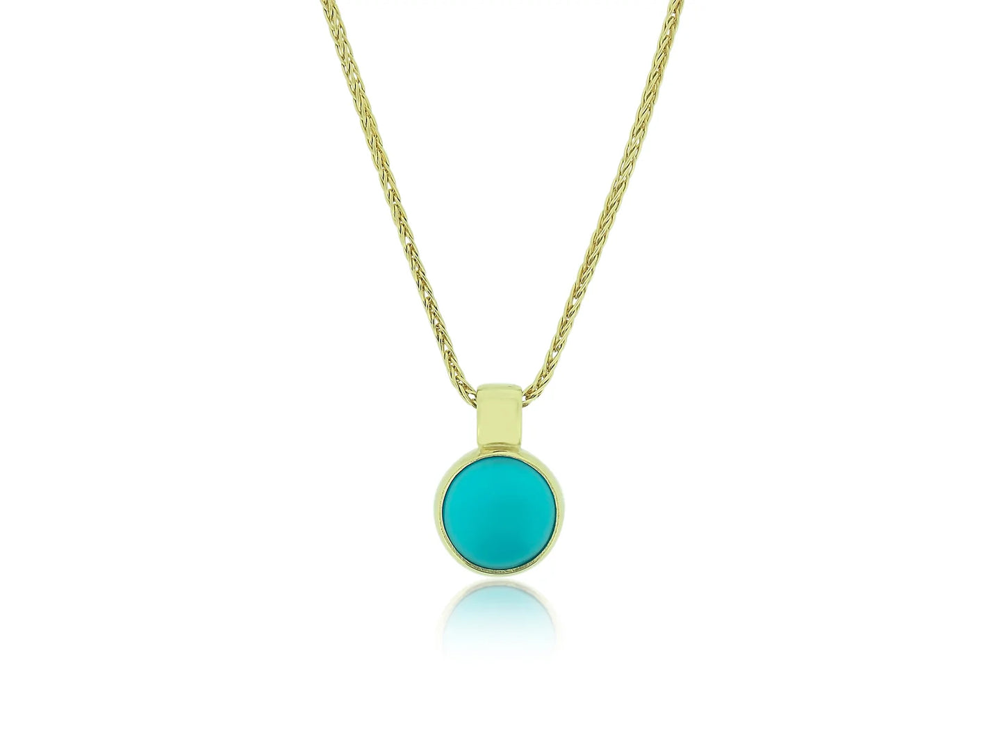 Turquoise Gold Necklace