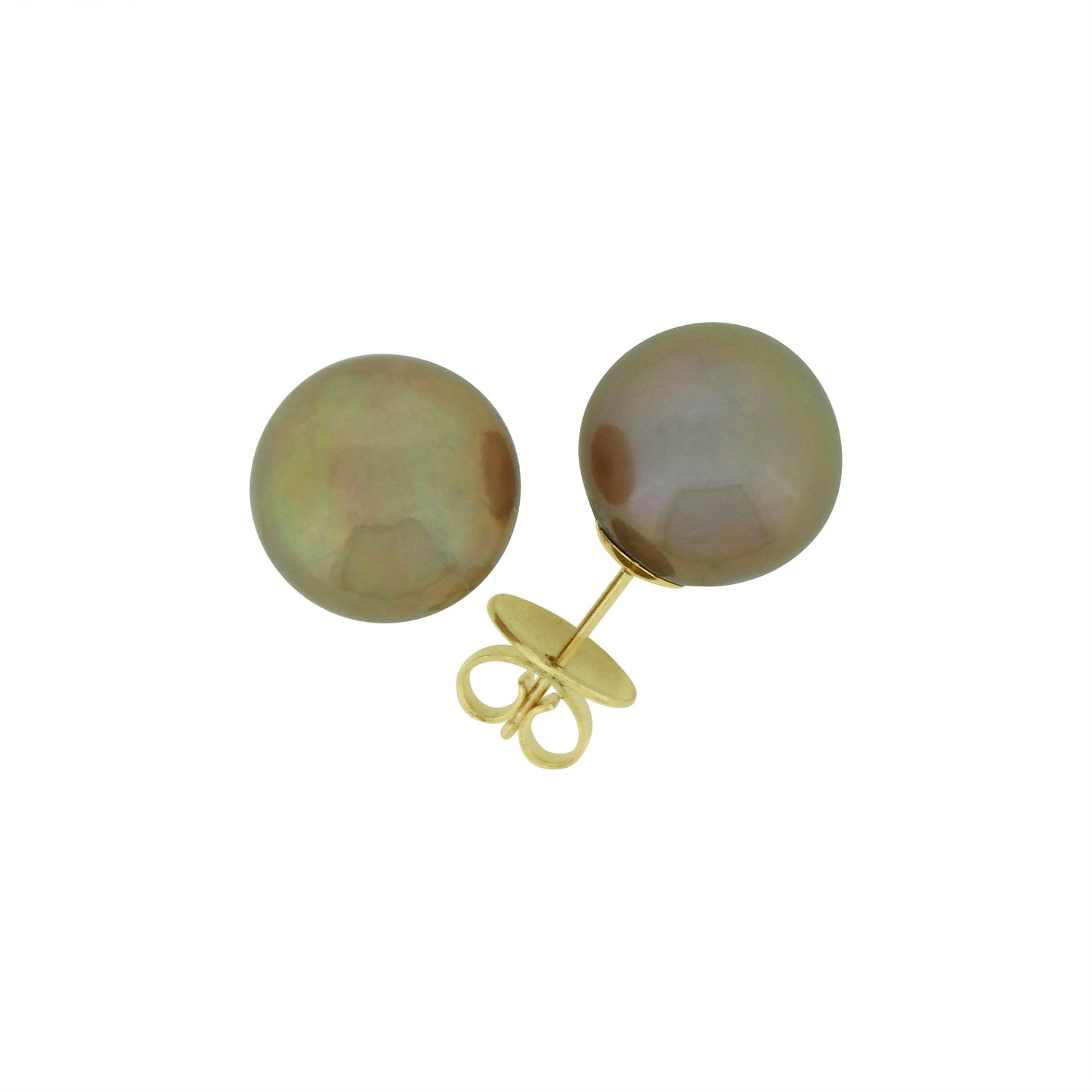 Edison Pearl Bonze Hue Earrings